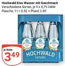 Globus Hochwald Kiss Wasser mit Geschmack Angebot