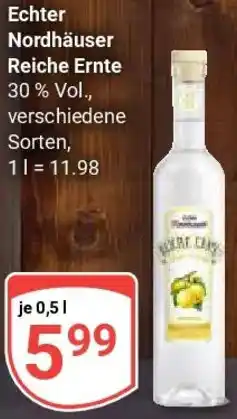 Globus Echter Nordhäuser Reiche Ernte Angebot