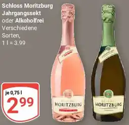Globus Schloss Moritzburg Jahrgangssekt oder Alkoholfrei Angebot