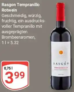 Globus Rasgon Tempranillo Rotwein Angebot