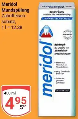 Globus Meridol Mundspülung Angebot