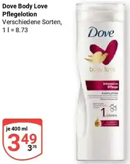 Globus Dove Body Love Pflegelotion Angebot