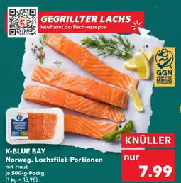 Kaufland K-BLUE BAY Norweg. Lachsfilet-Portionen Angebot