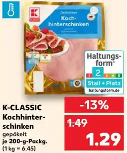 Kaufland K-CLASSIC Kochhinterschinken Angebot