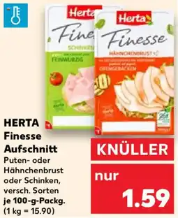 Kaufland HERTA Finesse Aufschnitt Angebot