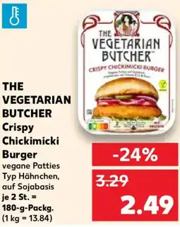 Kaufland THE VEGETARIAN BUTCHER Crispy Chickimicki Burger Angebot
