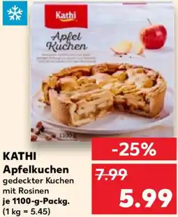 Kaufland KATHI Apfelkuchen Angebot