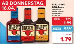Kaufland BULL'S-EYE BBQ-Sauce Grill-Sauce Angebot