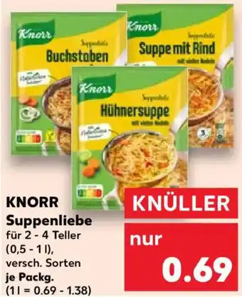 Kaufland KNORR Suppenliebe Angebot