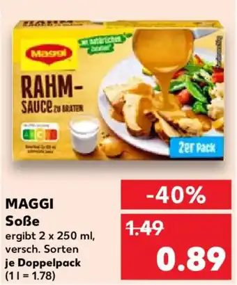 Kaufland MAGGI Soße Angebot