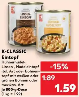 Kaufland K-CLASSIC Eintopf Angebot
