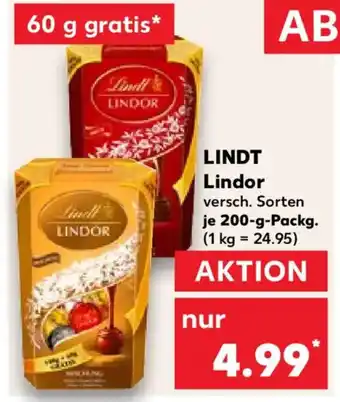 Kaufland LINDT Lindor Angebot