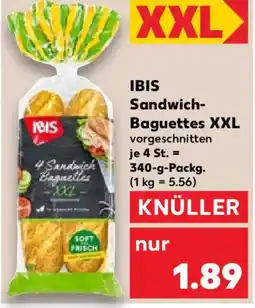 Kaufland IBIS Sandwich- Baguettes XXL Angebot