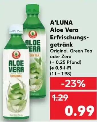 Kaufland A'LUNA Aloe Vera Erfrischungsgetränk Angebot