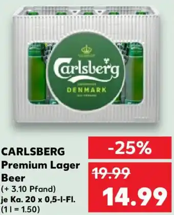 Kaufland CARLSBERG Premium Lager Beer Angebot