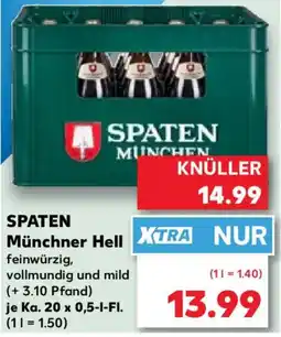 Kaufland SPATEN Münchner Hell Angebot