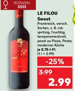 Kaufland LE FILOU Sweet Angebot