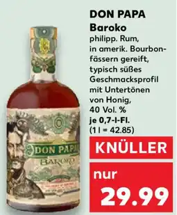 Kaufland DON PAPA Baroko Angebot