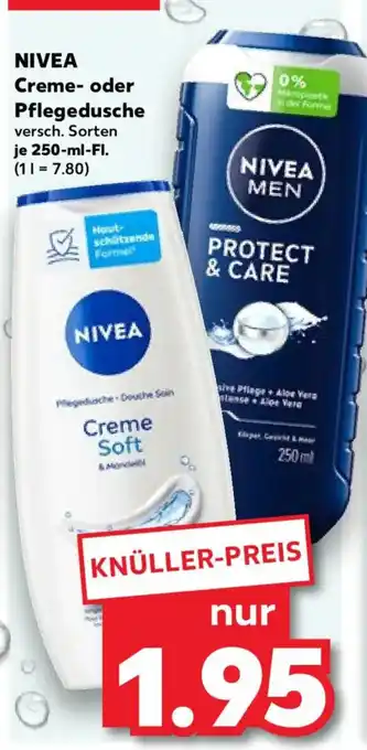 Kaufland NIVEA Creme- oder Pflegedusche Angebot