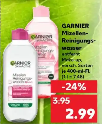 Kaufland GARNIER Mizellen- Reinigungswasser Angebot