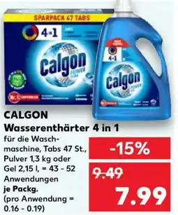 Kaufland CALGON Wasserenthärter 4 in 1 Angebot