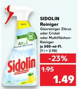 Kaufland SIDOLIN Reiniger Angebot