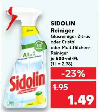 Kaufland SIDOLIN Reiniger Angebot