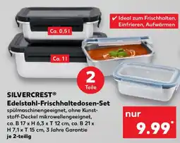 Kaufland SILVERCREST Edelstahl-Frischhaltedosen-Set Angebot