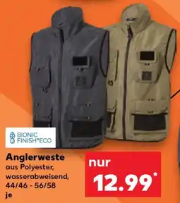 Kaufland BIONIC FINISH ECO Anglerweste Angebot