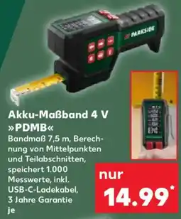 Kaufland PARKSIDE Akku-Maẞband 4 V PDMB Angebot