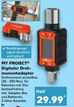 Kaufland MY PROJECT Digitaler Dreh- momentadapter Angebot
