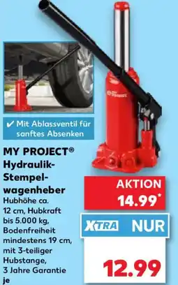 Kaufland MY PROJECT Hydraulik- Stempelwagenheber Angebot