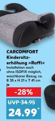 Kaufland CARCOMFORT Kindersitzerhöhung Raffi Angebot