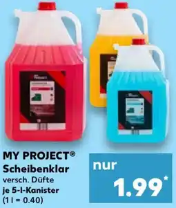Kaufland MY PROJECT Scheibenklar Angebot