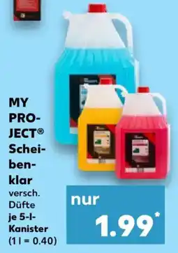 Kaufland MY PROJECT Scheibenklar Angebot