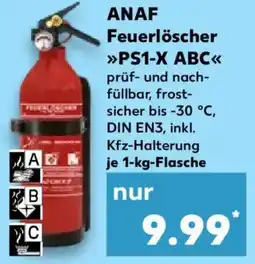 Kaufland ANAF Feuerlöscher PS1-X ABC Angebot