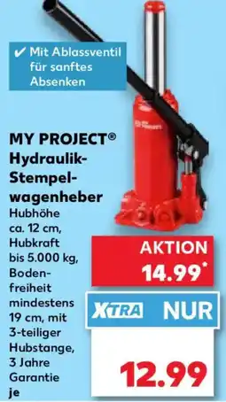Kaufland MY PROJECT Hydraulik- Stempelwagenheber Angebot