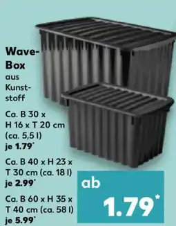 Kaufland Wave- Box Angebot