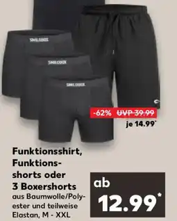 Kaufland SMILODOX Funktions shorts oder 3 Boxershorts Angebot