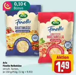 REWE Arla Finello Reibekäse Angebot