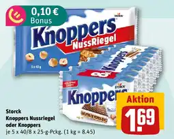 REWE Storck Knoppers Nussriegel oder Knoppers Angebot