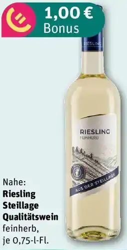 REWE Riesling Steillage Qualitätswein Angebot