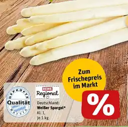 REWE REWE Regional Weißer Spargel Angebot