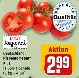 REWE REWE Regional Rispentomaten Angebot