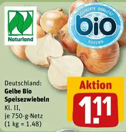 REWE Gelbe Bio Speisezwiebeln Angebot
