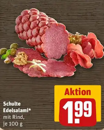 REWE Schulte Edelsalami Angebot