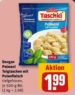 REWE Dovgan Pelmeni Teigtaschen mit Putenfleisch Angebot