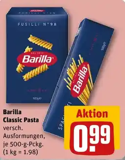 REWE Barilla Classic Pasta Angebot