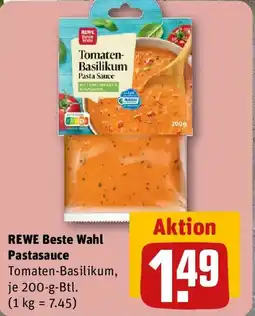 REWE REWE Beste Wahl Pastasauce Angebot