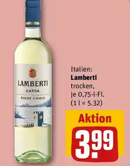 REWE Lamberti trocken Angebot